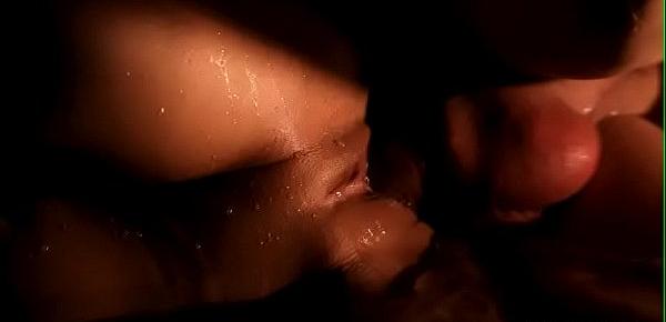  Close up water sex hot couple